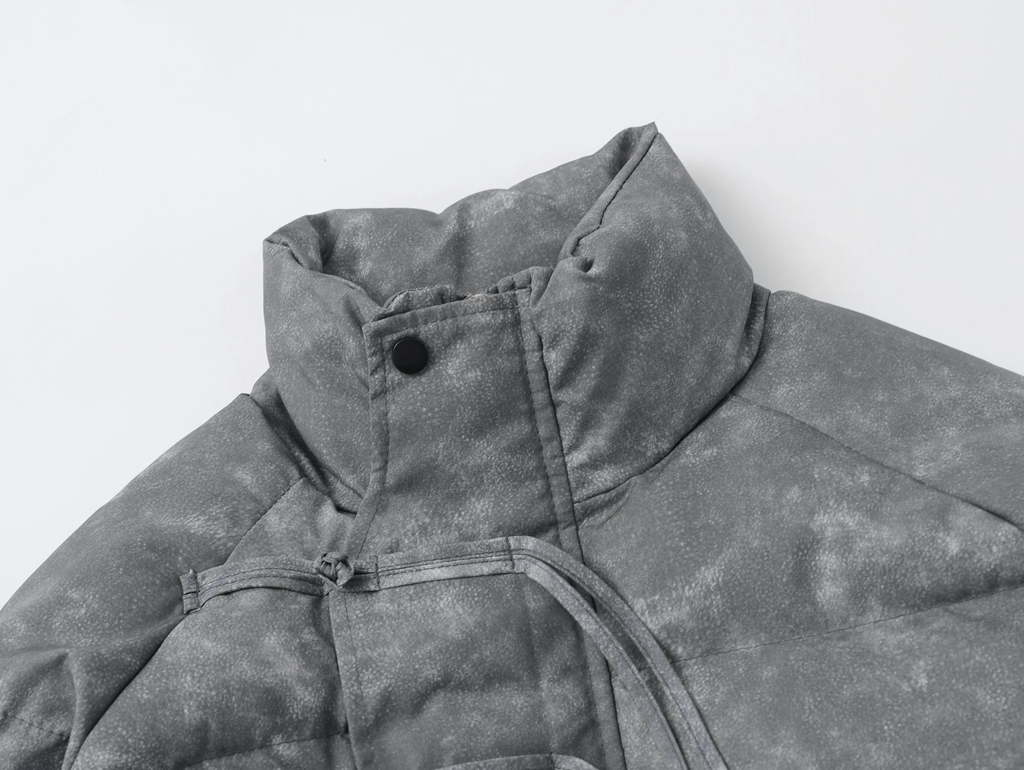 Faire Echo Vintage Button-Up Cotton Coat