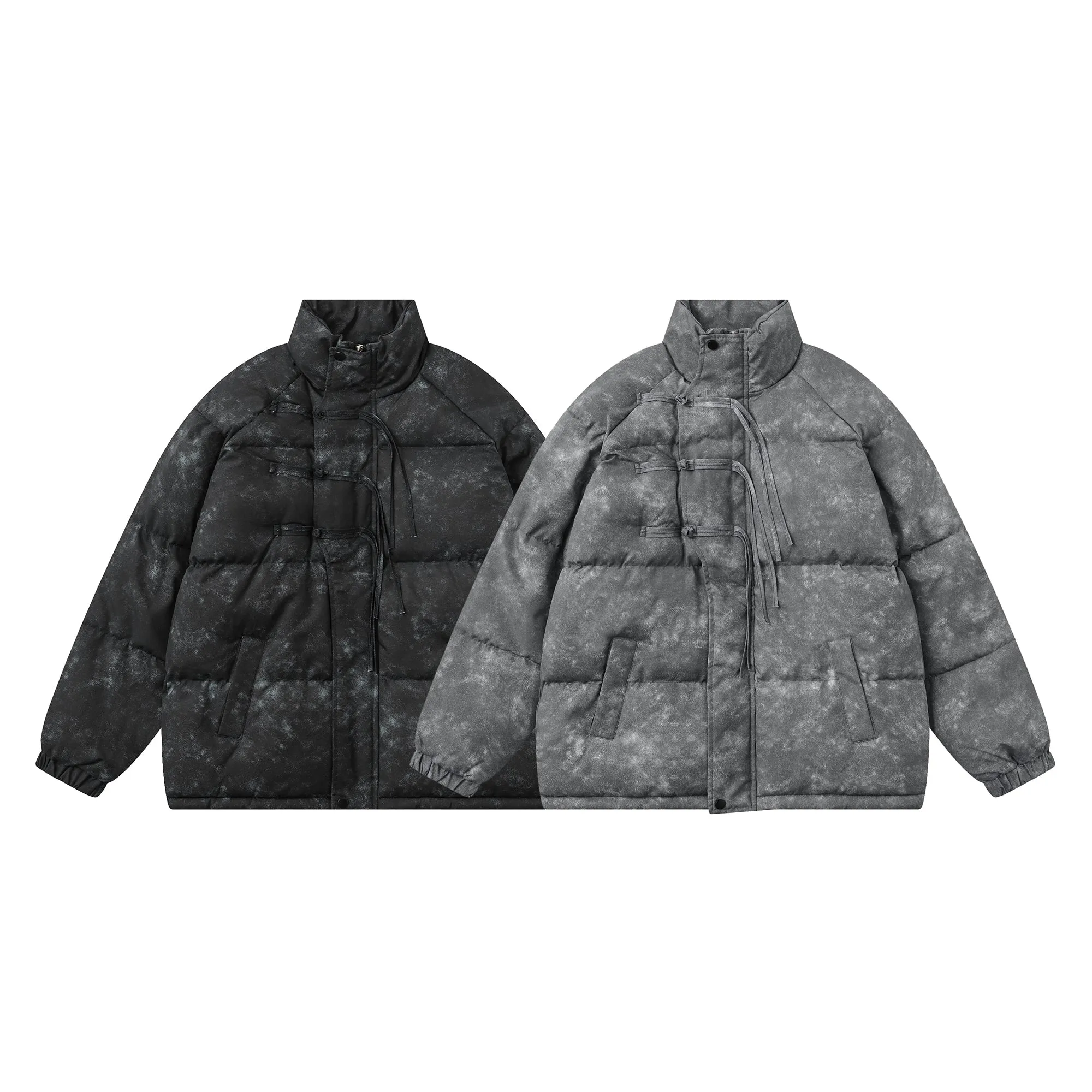Faire Echo Vintage Button-Up Cotton Coat