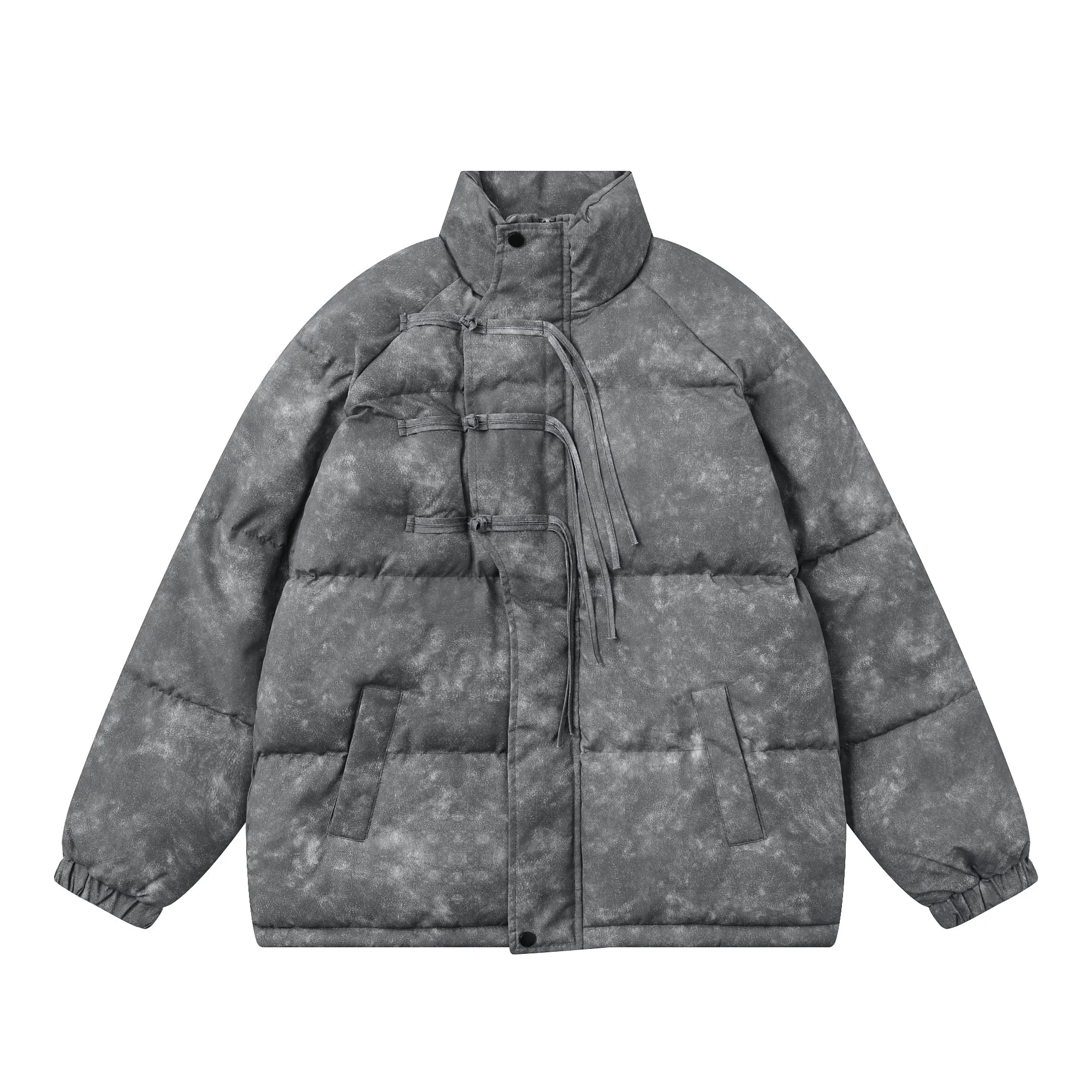 Faire Echo Vintage Button-Up Cotton Coat