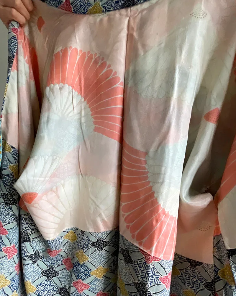 Flower Textile Haori Kimono Jacket