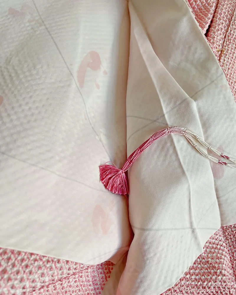 Flowy Japanese Traditional Patterns Shibori Haori Kimono Jacket