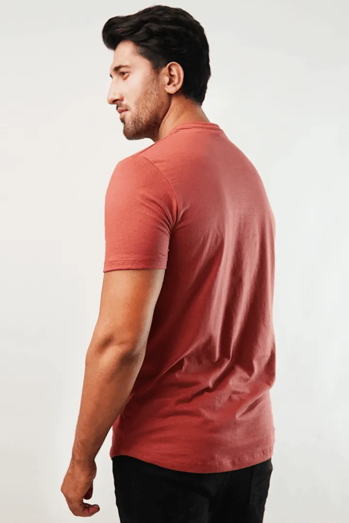 Friege Short Sleeve Henley T-Shirt