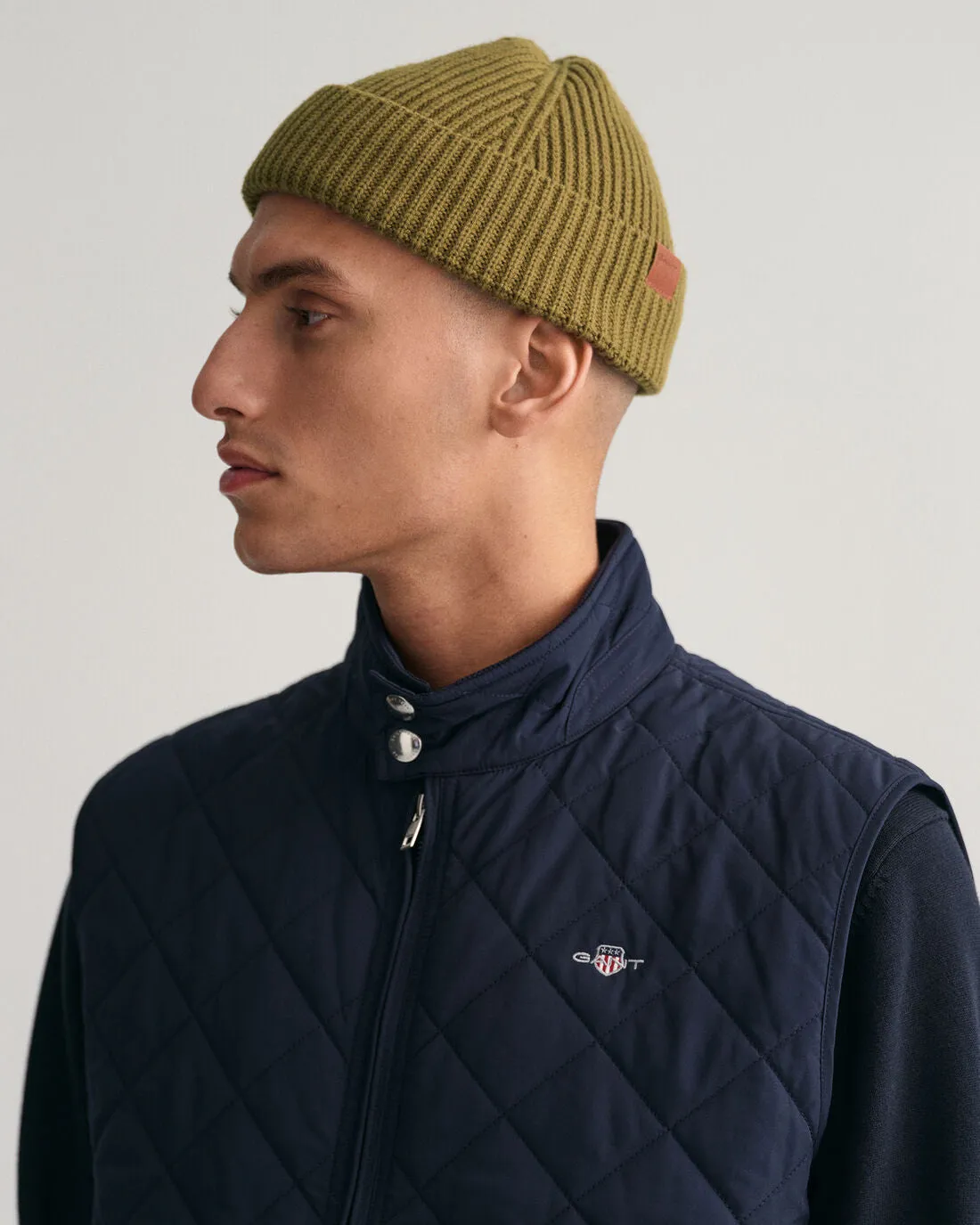 Gant - Quilted Windcheate Vest - Evening Blue