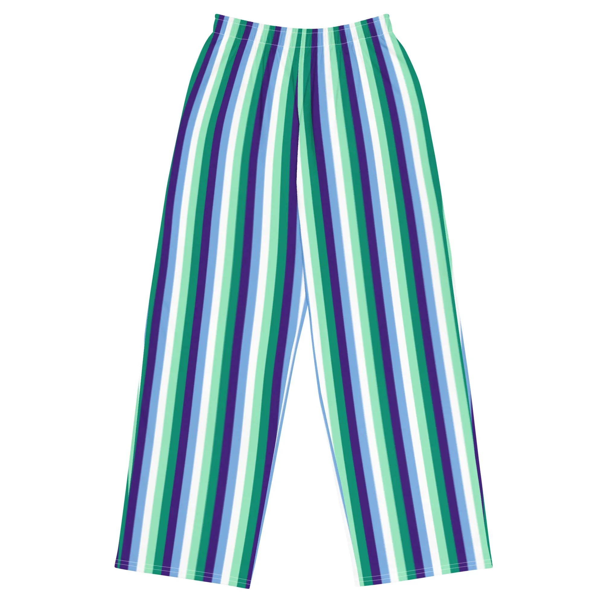 Gay / MLM Pride Flag Wide-Leg Pants