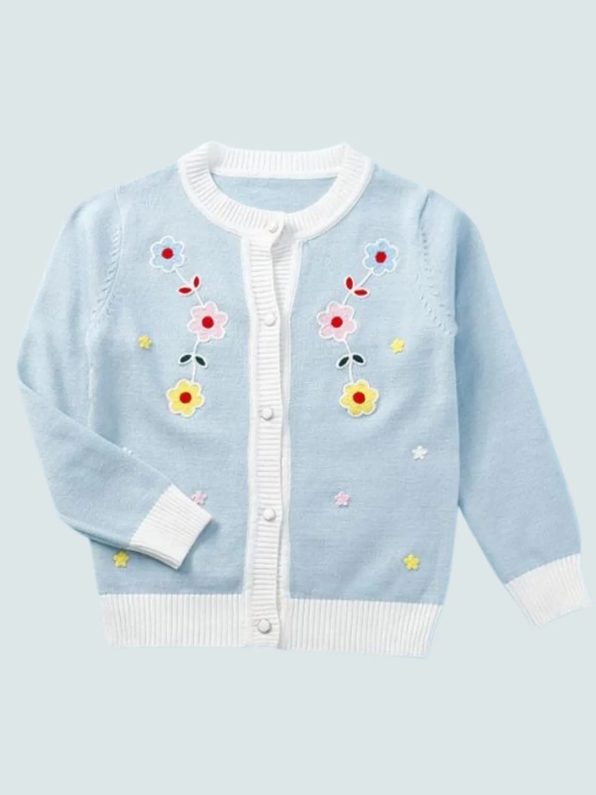 Girls Always Have a Floral Cardigan