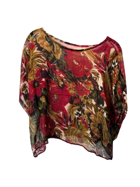 Greaze Sheer  Wabi Sabi Pure Silk Boxy Top