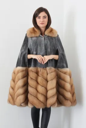 Grey Fur Coat