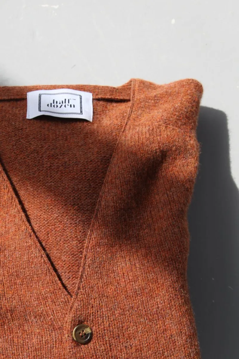 Half Dozen Unbrushed Supersoft Cardigan (Sienna)