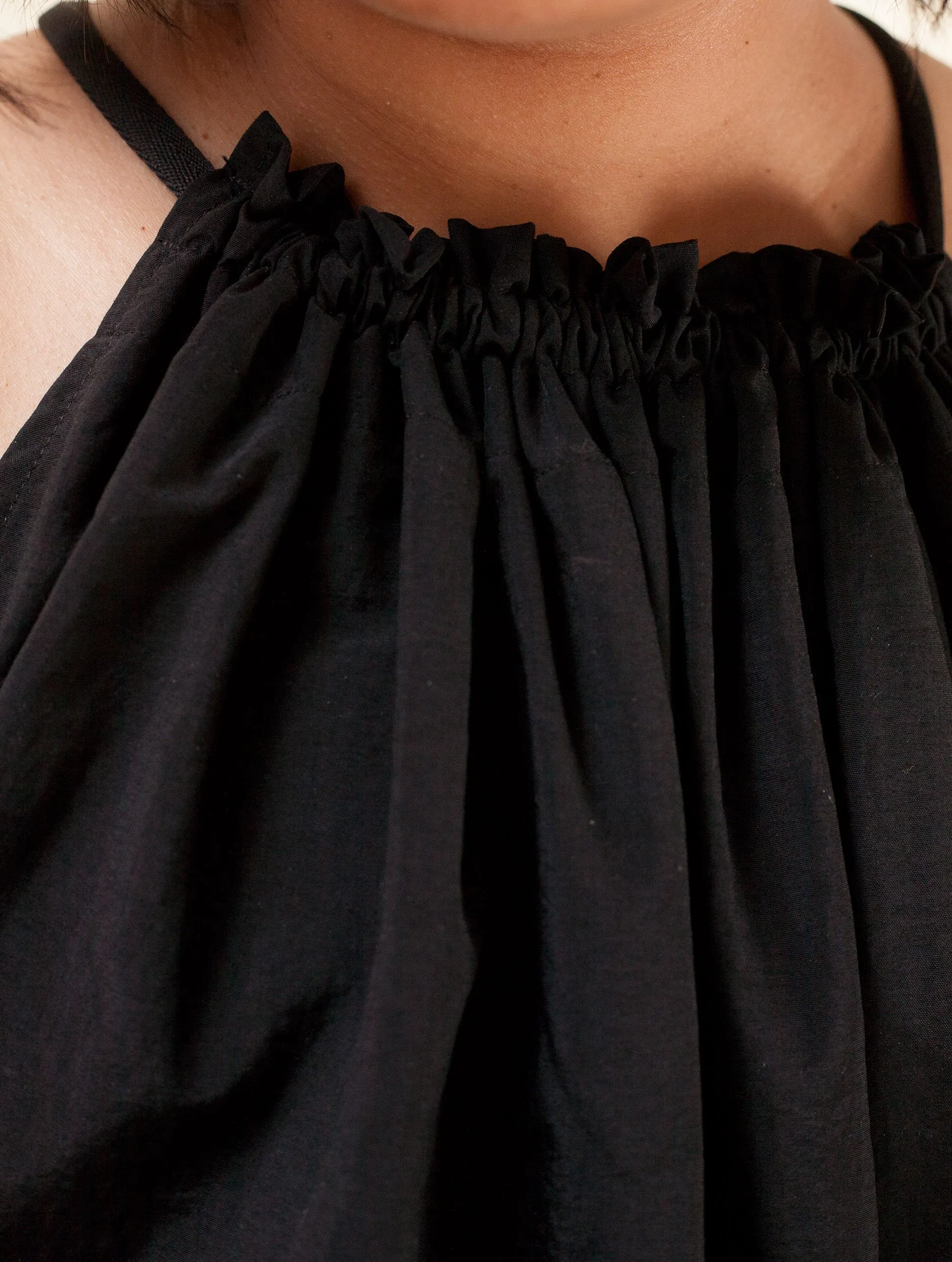 Halter Dress Tech (Black)
