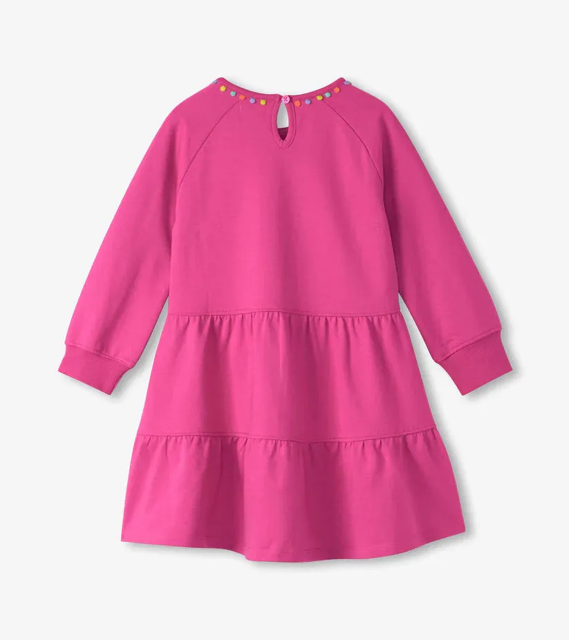 Hatley Girls Flowers Easy Gathered Tiered Dress