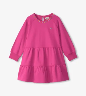 Hatley Girls Flowers Easy Gathered Tiered Dress