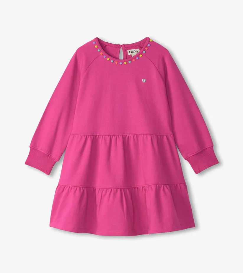 Hatley Girls Flowers Easy Gathered Tiered Dress
