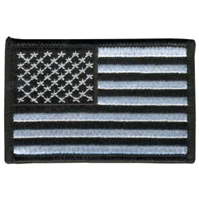Hot Leathers PPV1049 MULTI and White American Flag Hook and Loop 3" x
