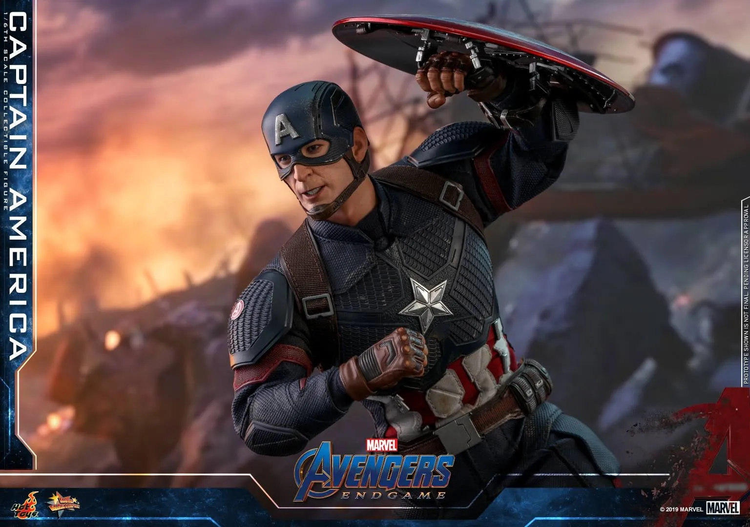 Hot Toys - MMS536 - Avengers: Endgame - 1/6th scale Captain America Collectible Figure