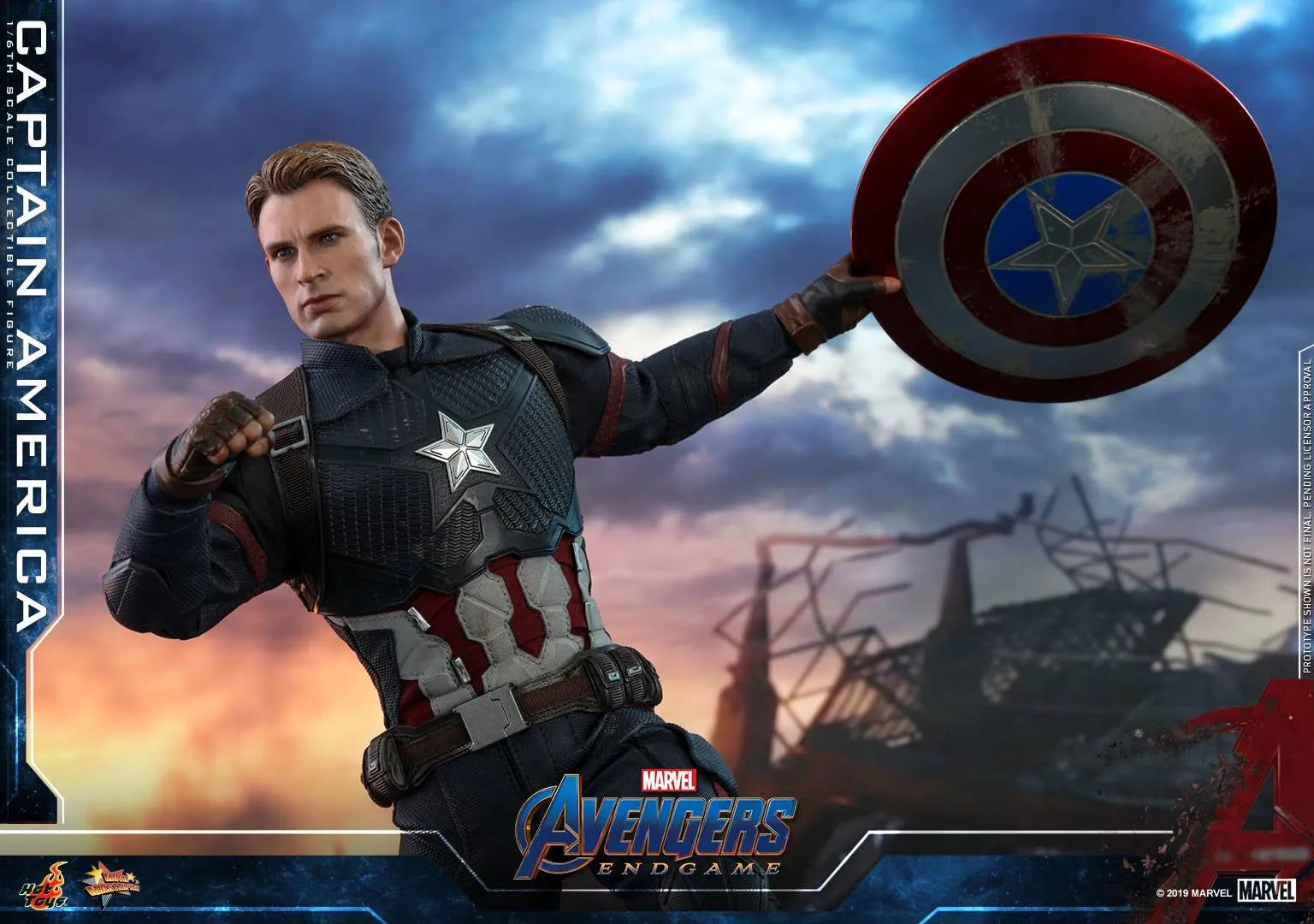 Hot Toys - MMS536 - Avengers: Endgame - 1/6th scale Captain America Collectible Figure