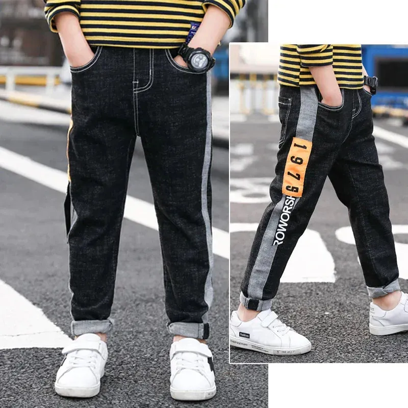 IENENS Kids Boys Clothes Jeans Pants Children Wears Denim Clothing Infant Baby Trousers Bottoms 4 5 6 7 8 9 10 11 Years