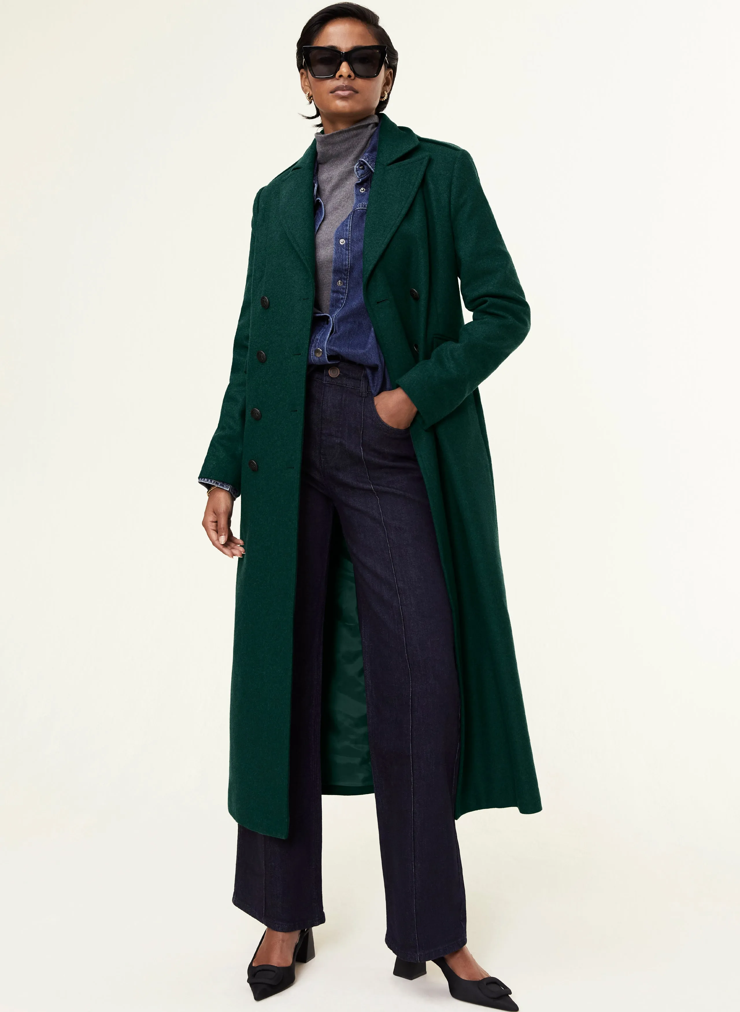 Inge Wool Blend Long Coat