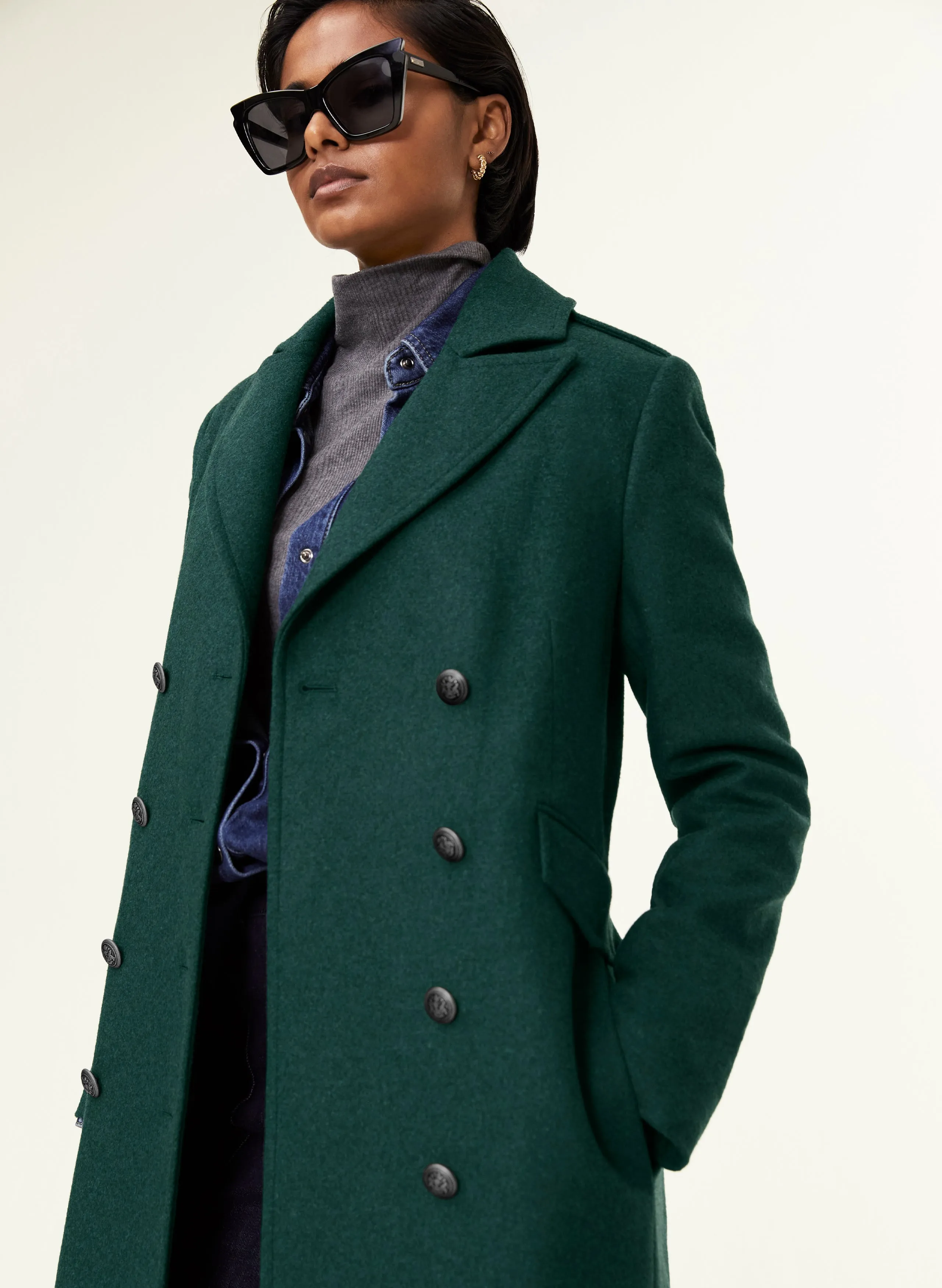 Inge Wool Blend Long Coat