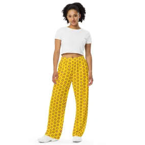 Intersex Pride Flag Wide-Leg Pants