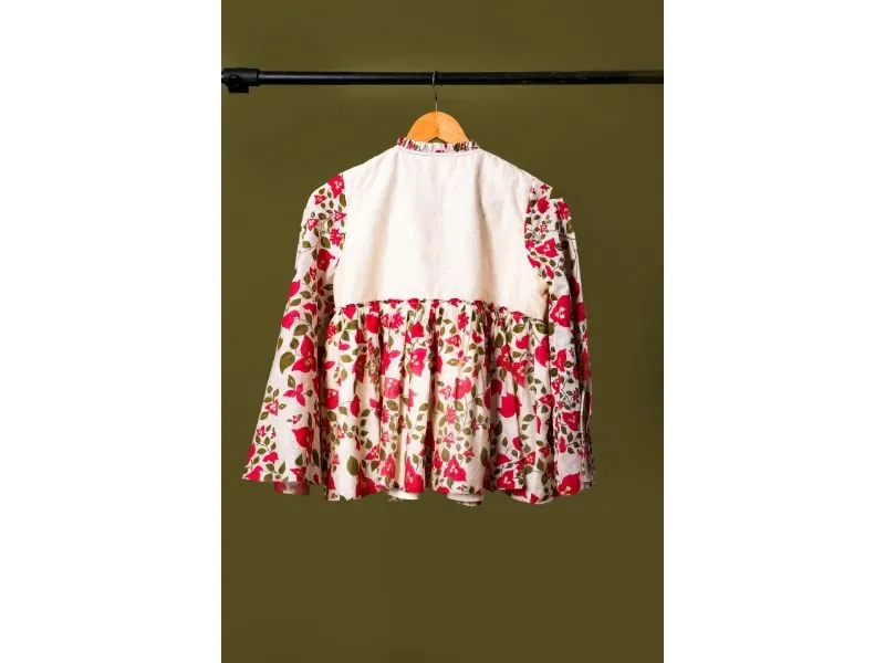 Iris Gathered top