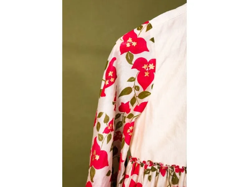 Iris Gathered top