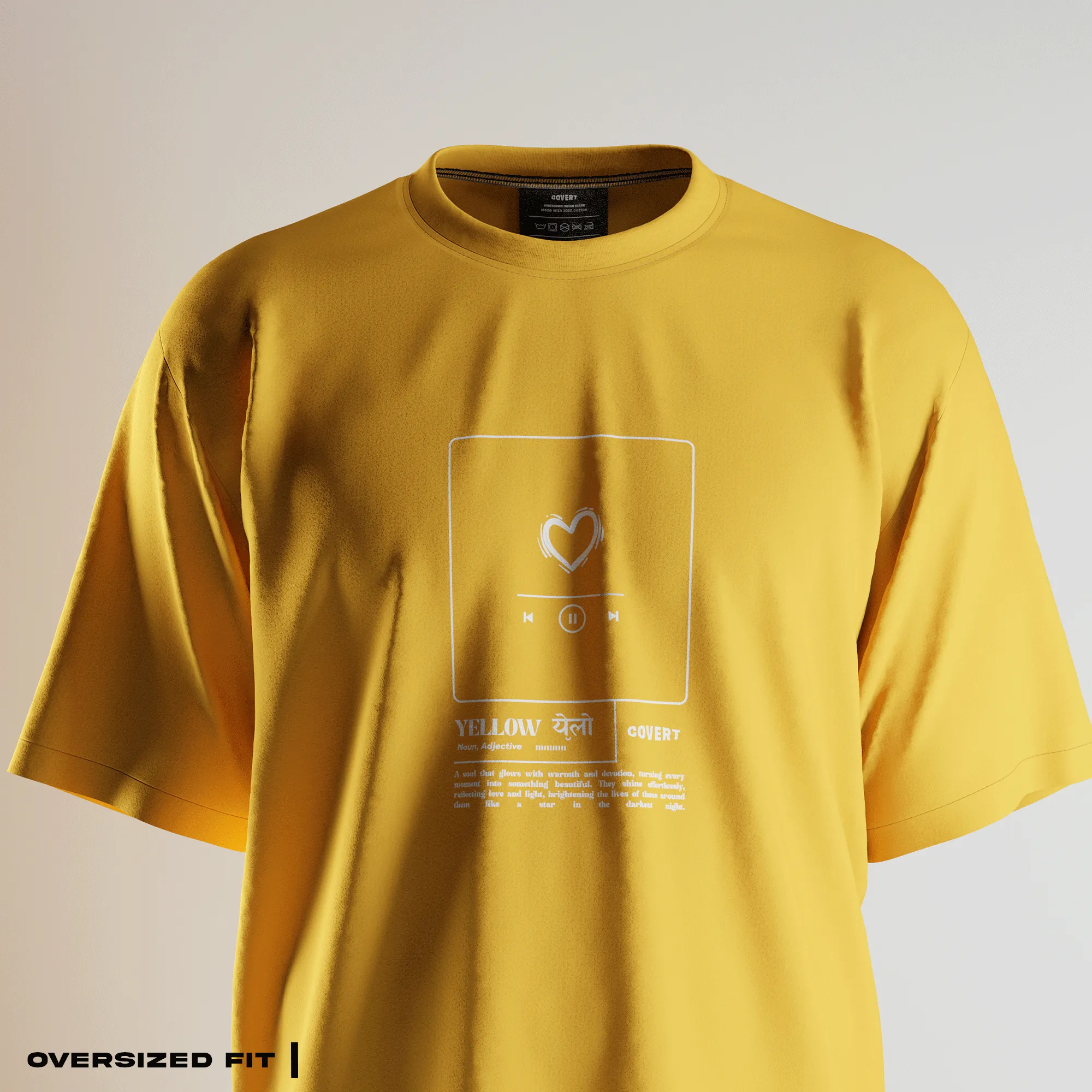'It Was All Yellow' Oversized T-shirt