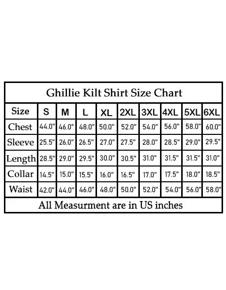 JACOBITE GHILLIE SHIRT IN ROYAL BLUE