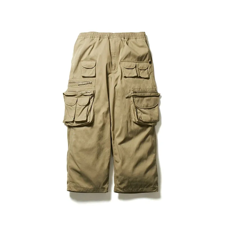 Japanese Retro Multi Pocket Loose Cargo Pants - Functional Cityboy Trousers