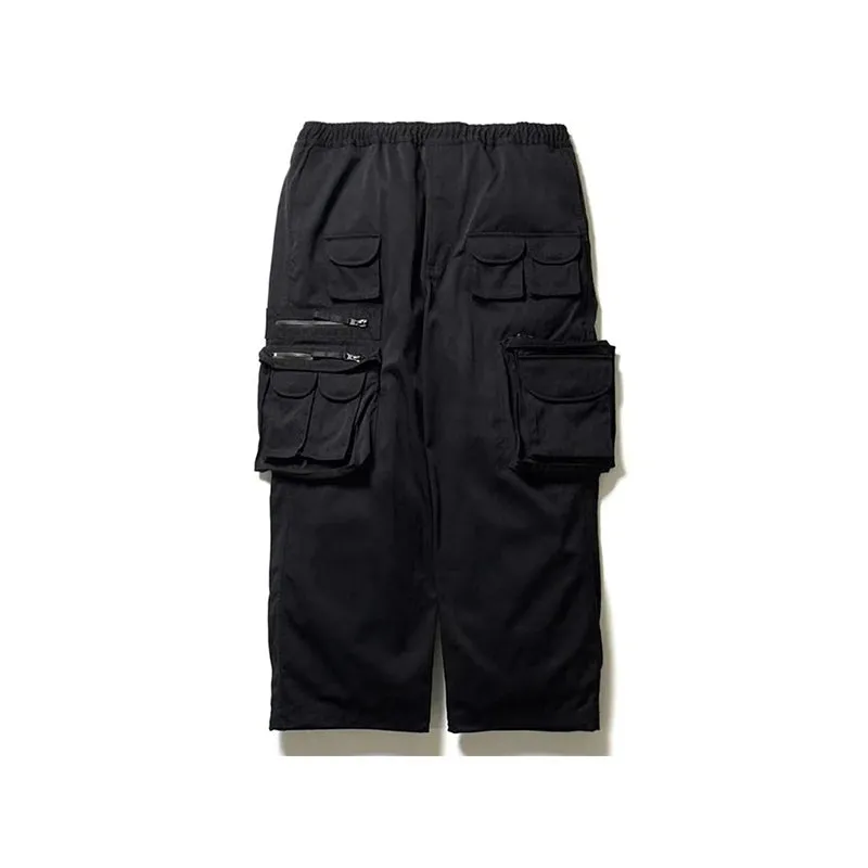 Japanese Retro Multi Pocket Loose Cargo Pants - Functional Cityboy Trousers