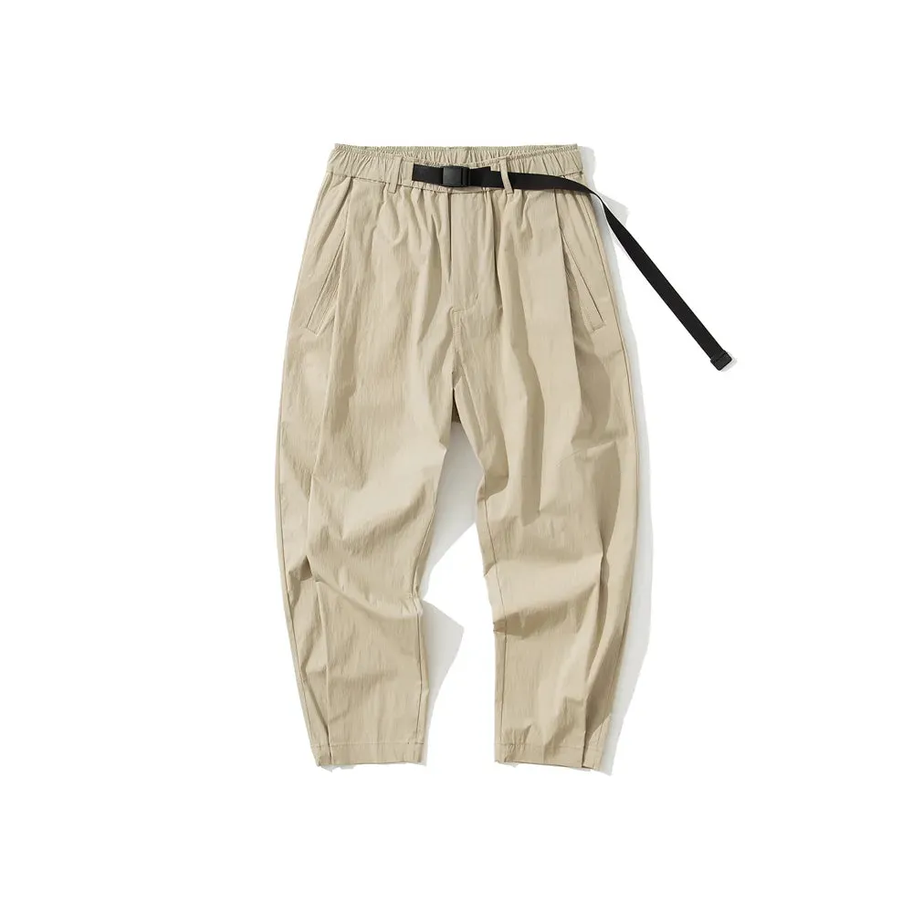 Japanese Streetwear Quick Drying Baggy Cargo Pants - Casual Trousers