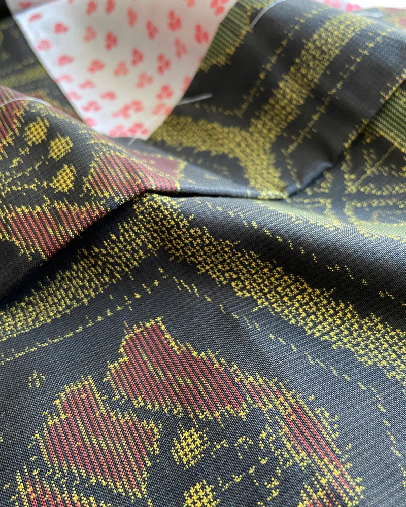 Japanese Traditional Textile Oshima Tsumugi Haori Kimono Jacket