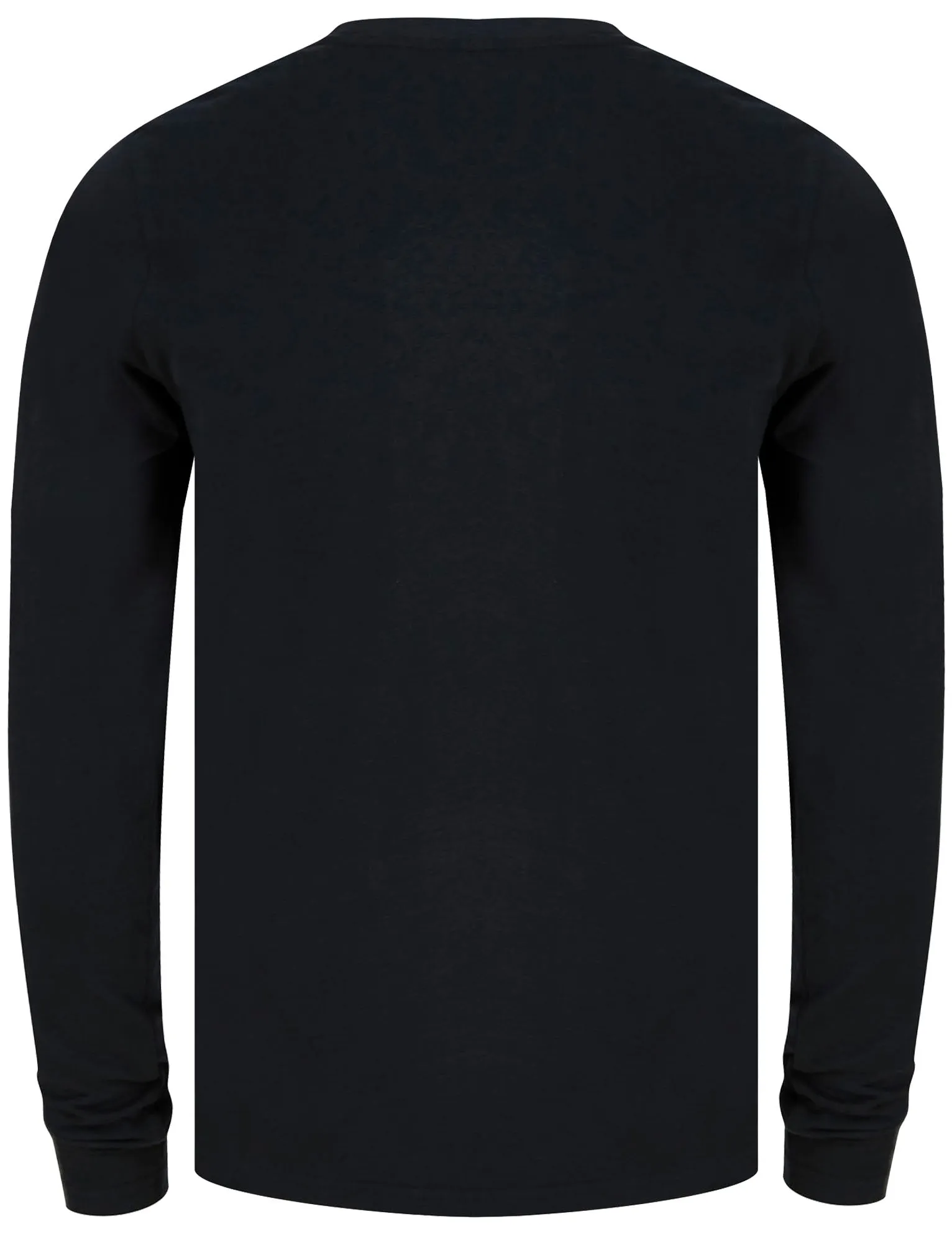Keystone Motif Cotton Jersey Long Sleeve Top In Jet Black - Dissident