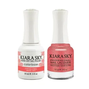 Kiara Sky Classic Gel & Polish Duo - #419 Cocoa Coral