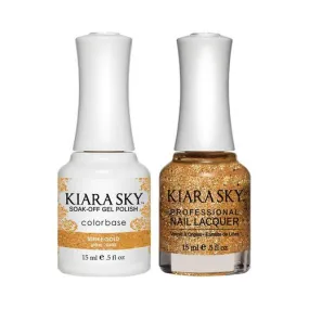Kiara Sky Classic Gel & Polish Duo - #433 Strike Gold