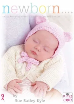 King Cole Newborn Baby Knits Book for Premature to 18 Months
