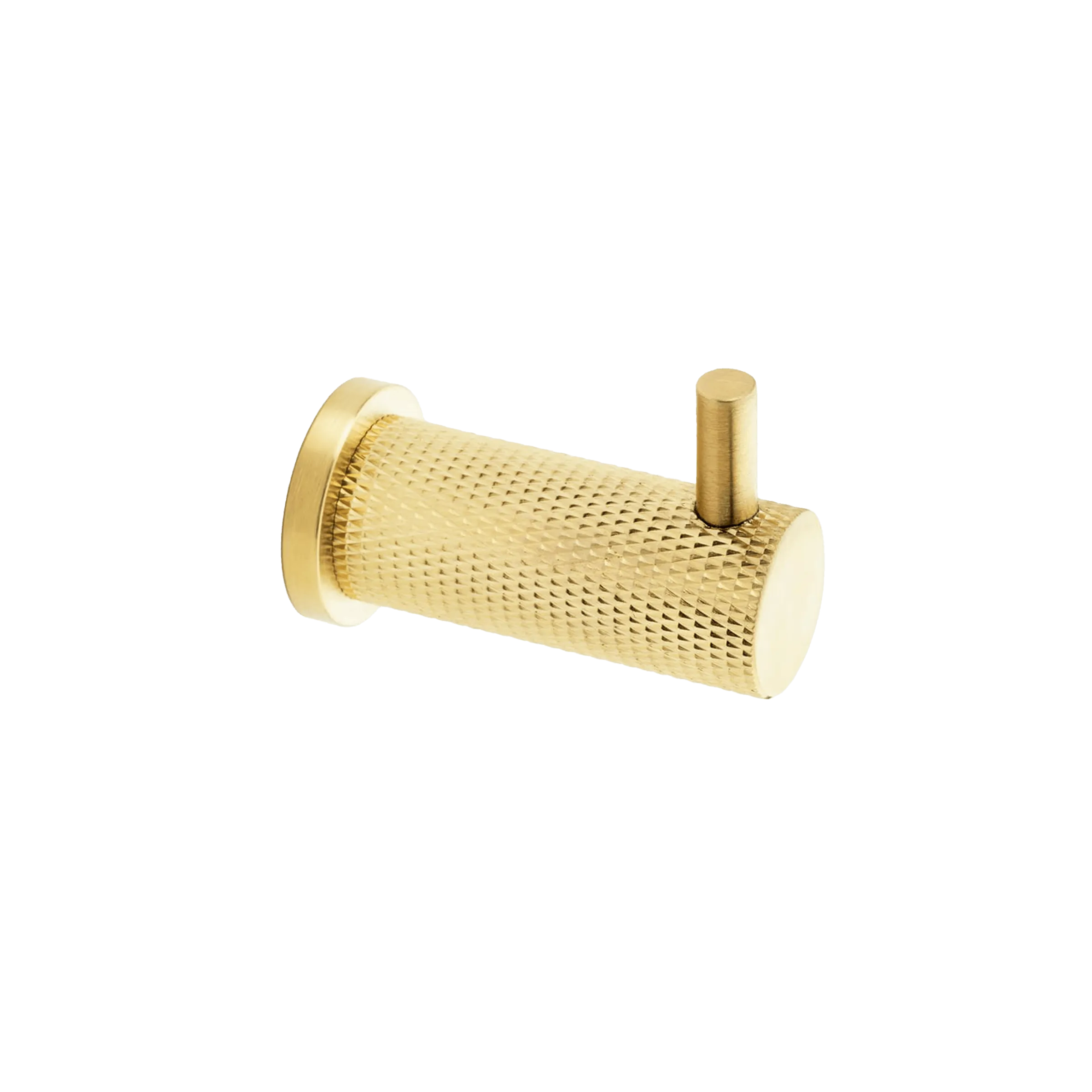 Knurled Coat Hook | Solid Brass Coat Hook