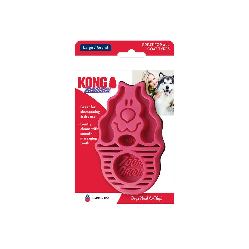Kong Dog ZoomGroom Raspberry S (ZG11)