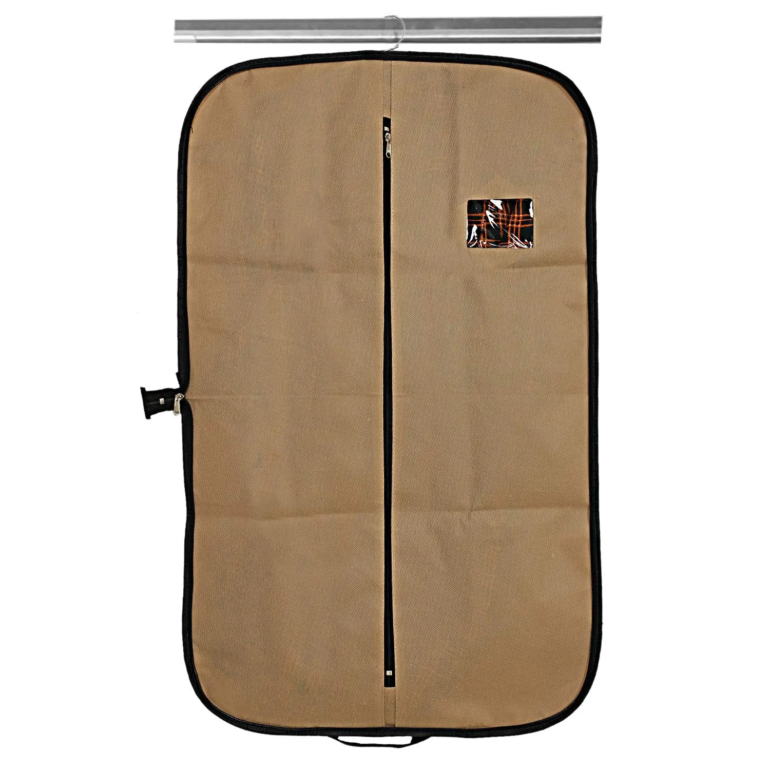 Kuber Industries 8 Pieces Foldable Non Woven Men's Coat Blazer Suit Cover (Brown) -CTKTC41434