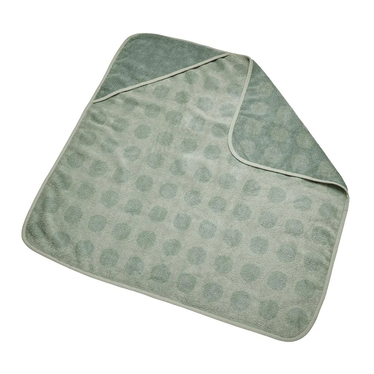 Leander Hoodie Bathcape Organic | Sage Green