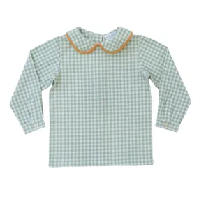 Long Sleeve Henry Peter Pan in Charleston Check