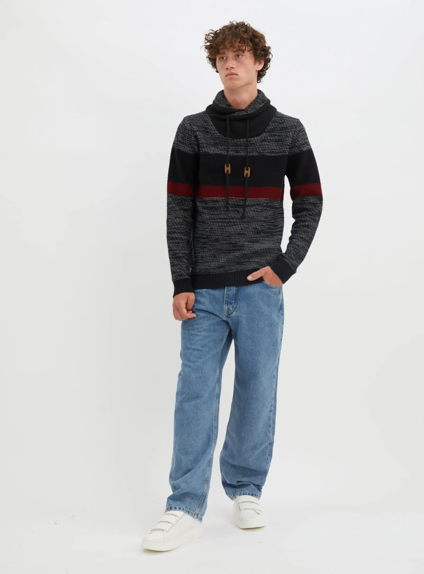 MASE | Shawl Collar Sweater || MASE | Pull Col Chale