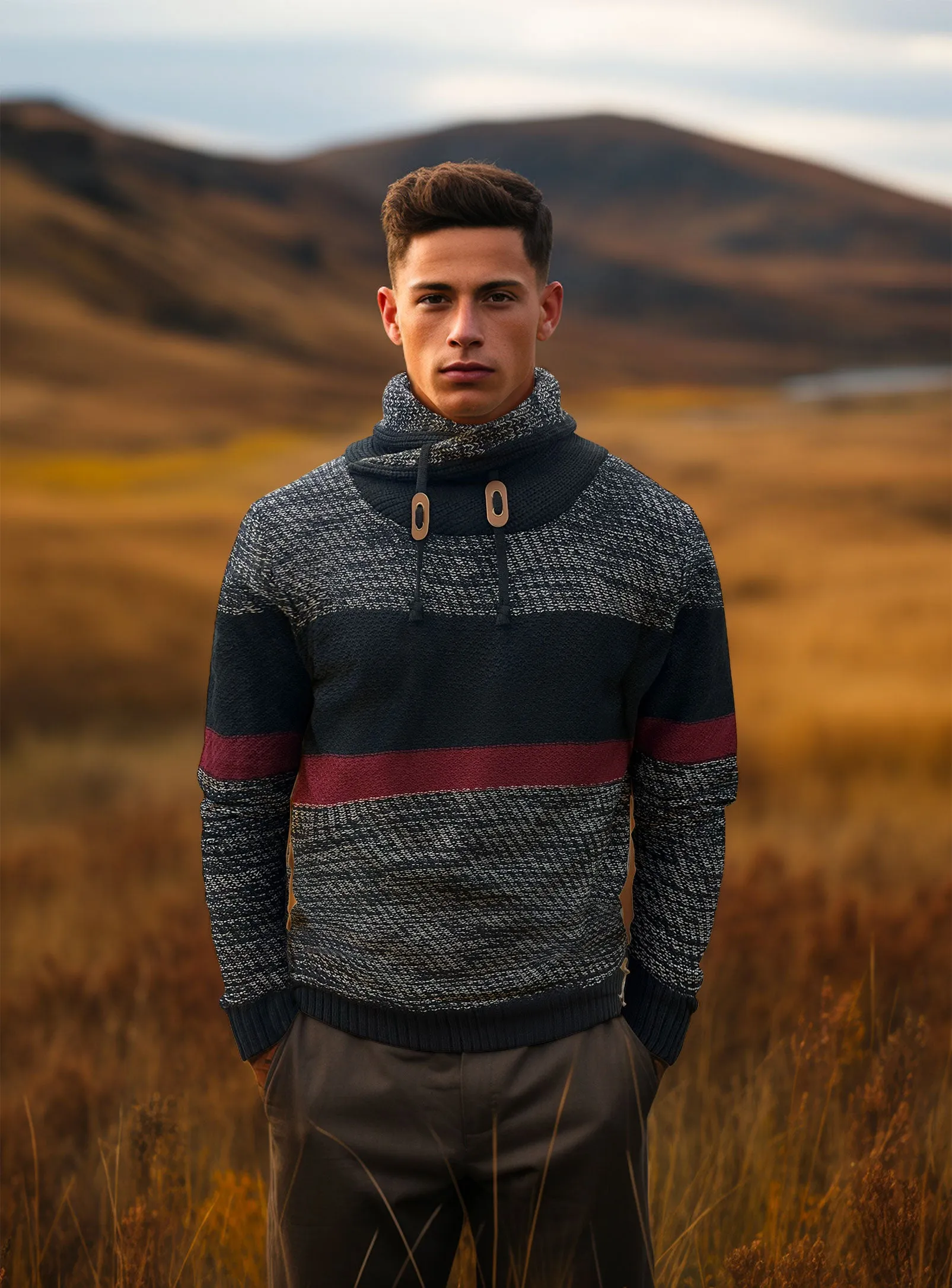 MASE | Shawl Collar Sweater || MASE | Pull Col Chale