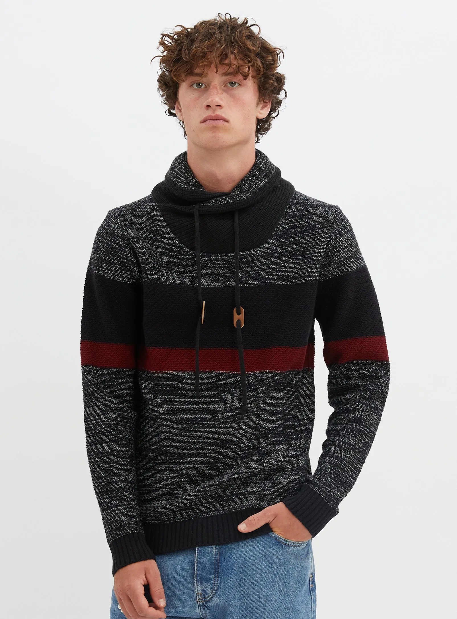 MASE | Shawl Collar Sweater || MASE | Pull Col Chale