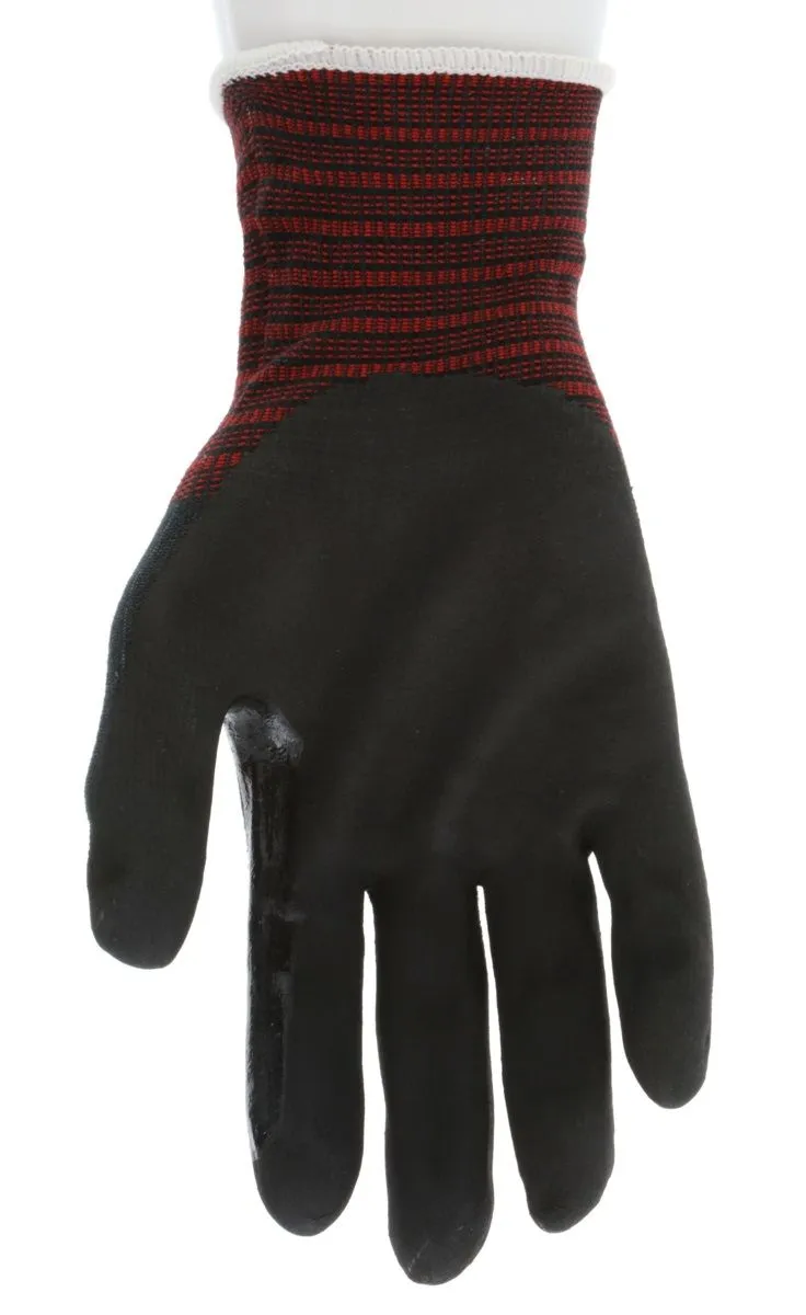 MCR Safety Cut Pro 9388NF 18 Gauge Shell Cut Resistant Work Gloves, Black, Box of 12 Pairs