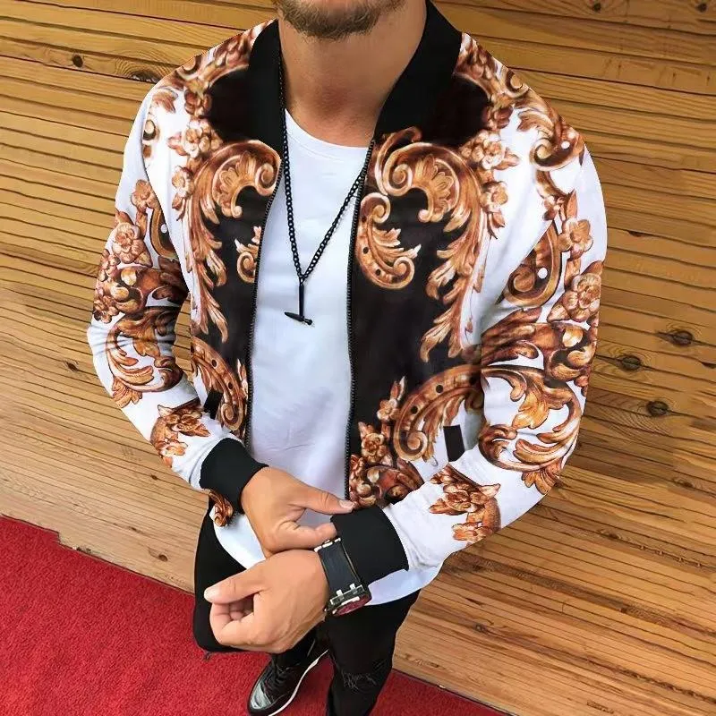 Men's Casual Printed Jacket 54234692L