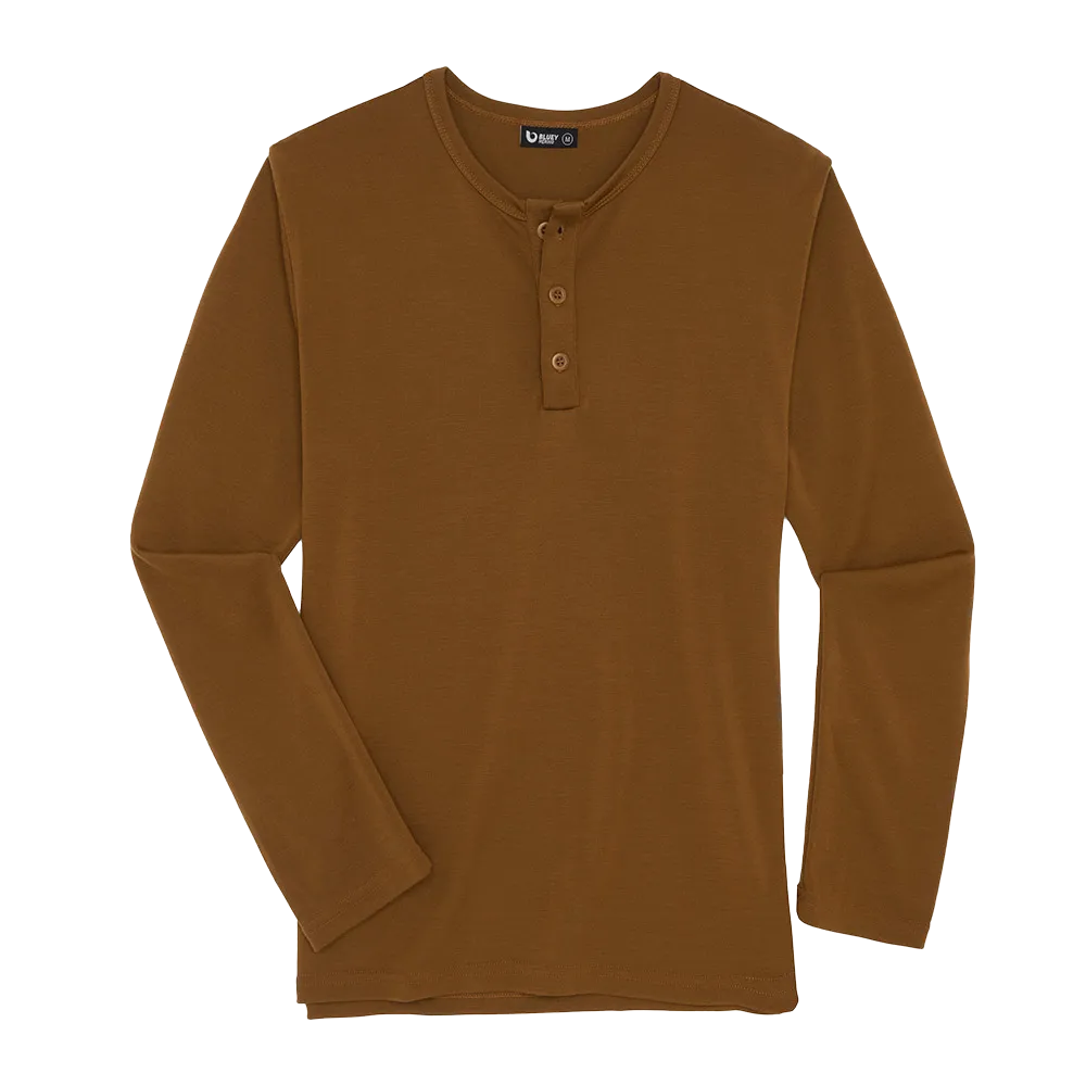 Men’s Tasmanian Merino 220 Henley Long Sleeve Top