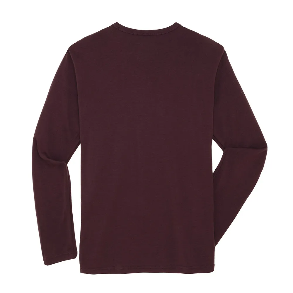 Men’s Tasmanian Merino 220 Henley Long Sleeve Top