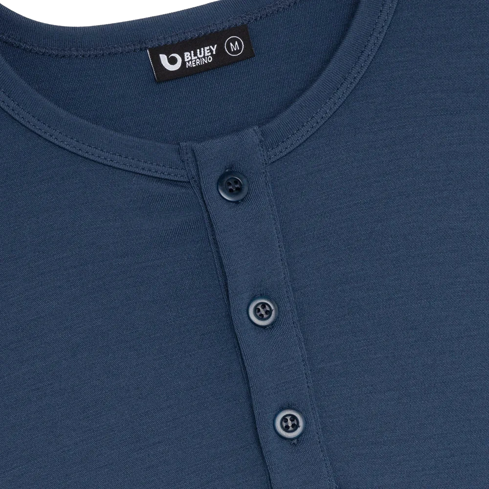 Men’s Tasmanian Merino 220 Henley Long Sleeve Top
