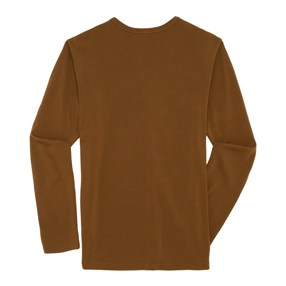 Men’s Tasmanian Merino 220 Henley Long Sleeve Top