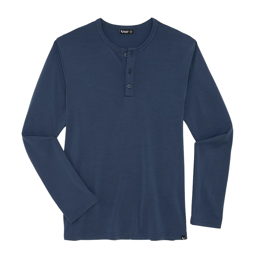 Men’s Tasmanian Merino 220 Henley Long Sleeve Top